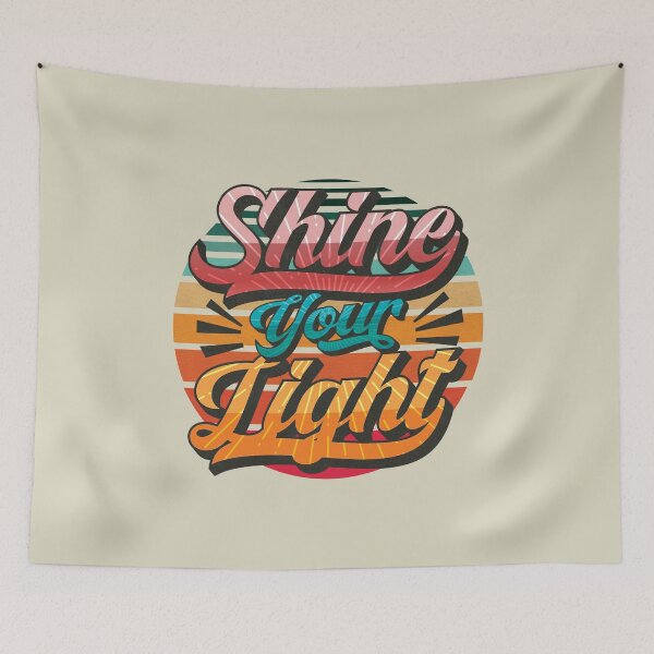Item preview, Shine your light - inspirational Quote designed and sold by VichallanStudio.