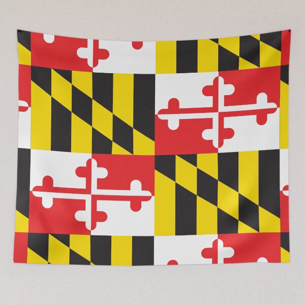 Item preview, MARYLAND FLAG designed and sold by wickedcartoons.