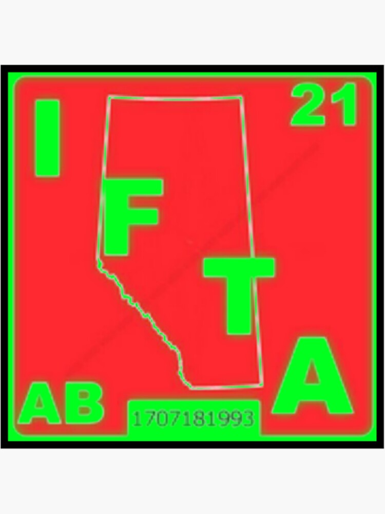 "ifta sticker" Sticker for Sale by Hakimshirt Redbubble