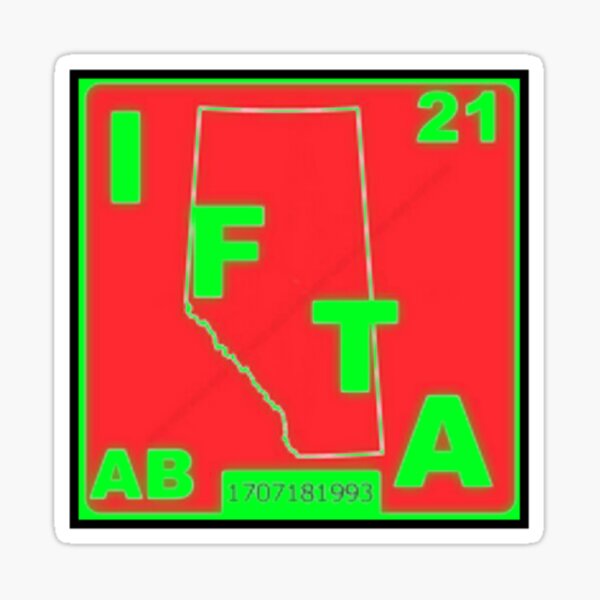 "ifta sticker" Sticker for Sale by Hakimshirt Redbubble