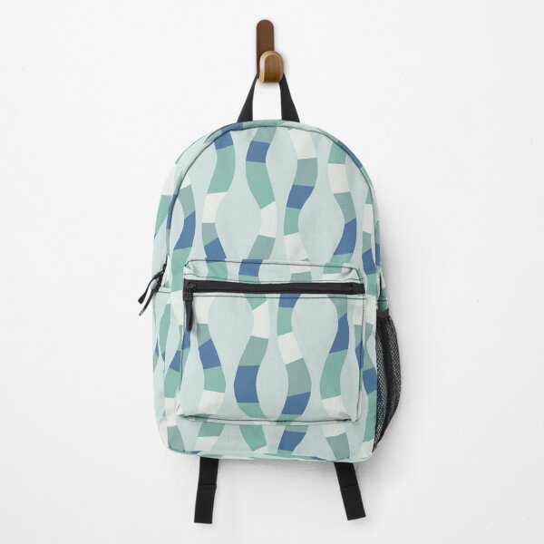 Item preview, Bold Minimalism Wavy Lines in Blue and Teal designed and sold by vinpauld.