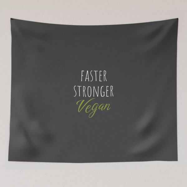 Item preview, Faster Stronger Vegan - Love vegan, Women Vegan, Essential designed and sold by Minimalist Quotes and Sayings.