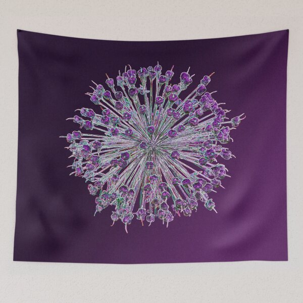 Item preview, Purple Allium 2 designed and sold by Jan Palmer.