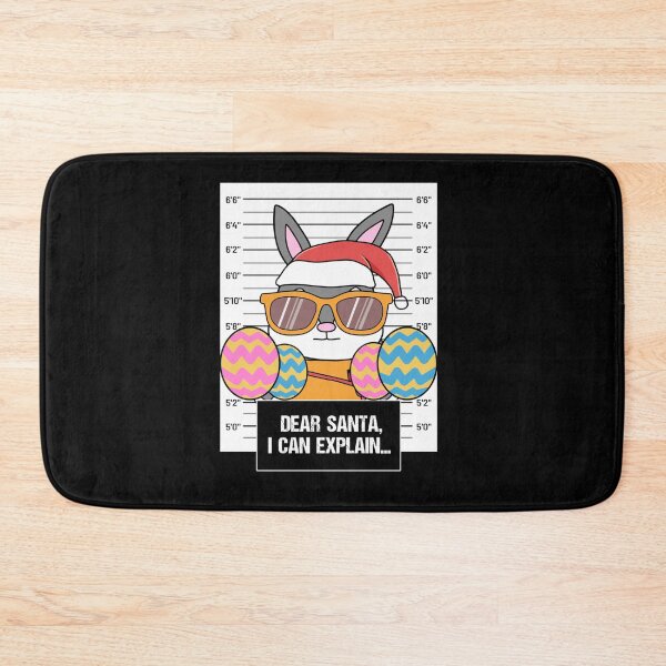 Item preview, DEAR SANTA I CAN EXPLAIN BUNNY GLASSES CRIMINAL CHRISTMAS designed and sold by sobriowslen.