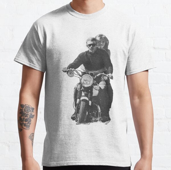 Steve McQueen with Jacqueline Bisset in Bullitt Classic T-Shirt