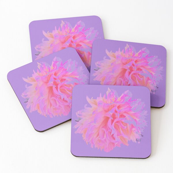 Item preview, Elegant Hot Pink and Magenta Decorative Dahlia on Lavender designed and sold by myrubiogarden.