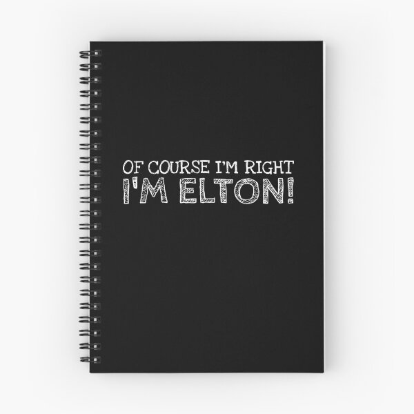 Item preview, Of Course I’m Right I’m Elton Funny Personalized Name designed and sold by MariosNydras.