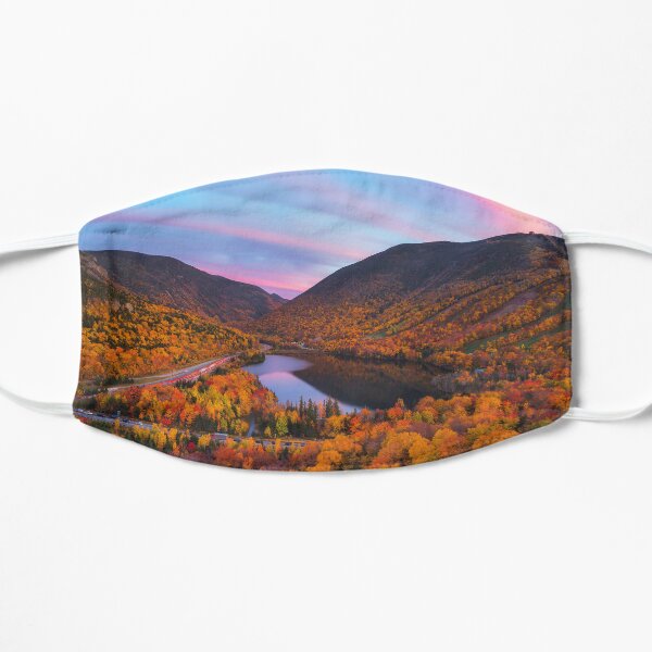 Autumn Sunset Flat Mask