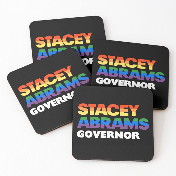 Item preview, Stacey Abrams 2026 Georgia Governor LGBT Gay Pride Rainbow  designed and sold by YikesForever.