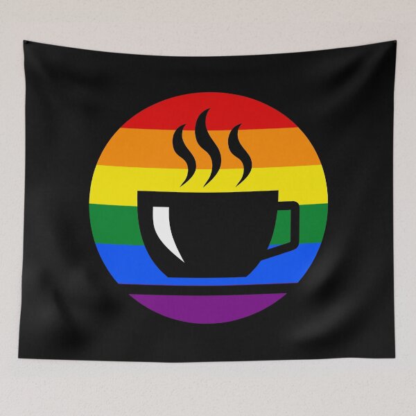 Item preview, Coffee Cup with LGBT Pride Flag designed and sold by BojanglerGTX.
