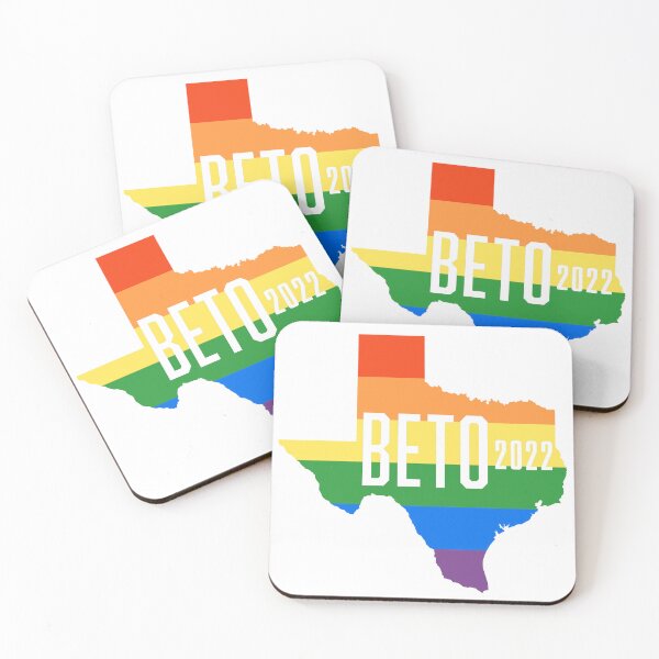Item preview, Beto O'Rourke 2022 LGBTQ / LGBT Rainbow Flag: Beto Orourke For Texas Governor designed and sold by YikesForever.