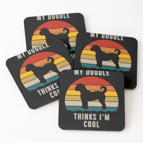Item preview, Retro My Doodle Thinks I'm Cool Goldendoodle Labradoodle Owners designed and sold by Zurickdesigns.