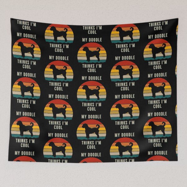 Item preview, Retro My Doodle Thinks I'm Cool Goldendoodle Labradoodle Owners designed and sold by Zurickdesigns.