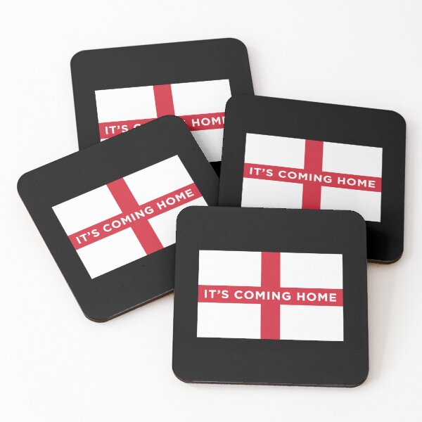 Item preview, It's Coming Home England Flag (On Black) designed and sold by STUDIO-72.