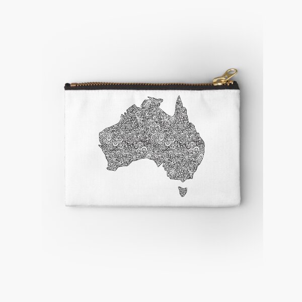 Item preview, Australia Zentangle Illustration by Hayley Lauren Design  designed and sold by hayleylauren.