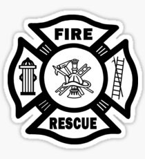 Firefighter Rescue Sticker