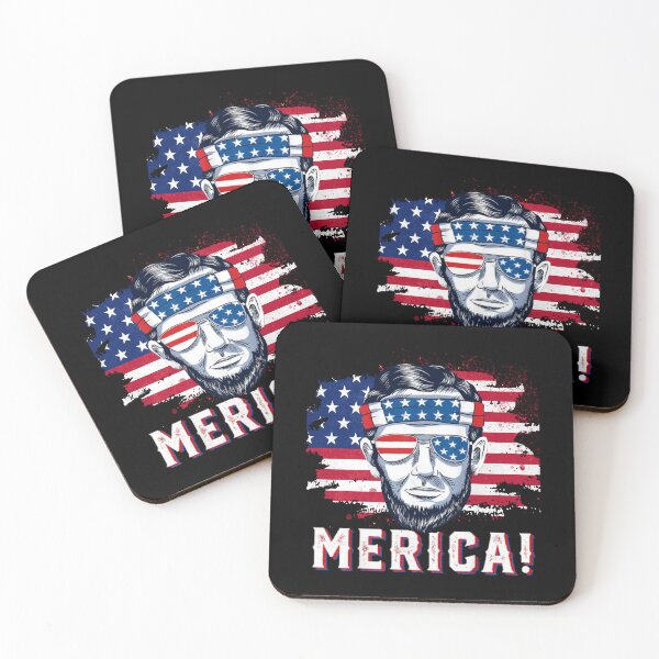 Item preview, MERICA Abraham Lincoln 4th Of July designed and sold by Kribis.