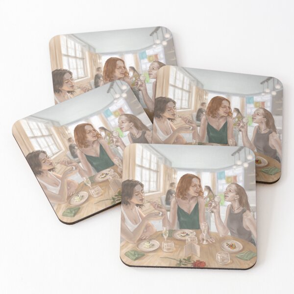 Item preview, ART PRINT Flaviera - From the fandom to the fandom series - Family lunch designed and sold by Swartmaan.
