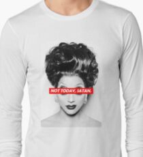 Not Today Satan 003 Long Sleeve T-Shirt