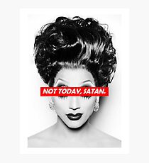 Not Today Satan 003 Photographic Print