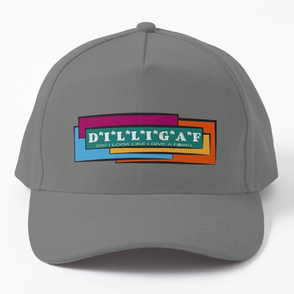 DILLIGAF, (Do I Look Like I Give A F*ck) Snapback Hat, Embroidered