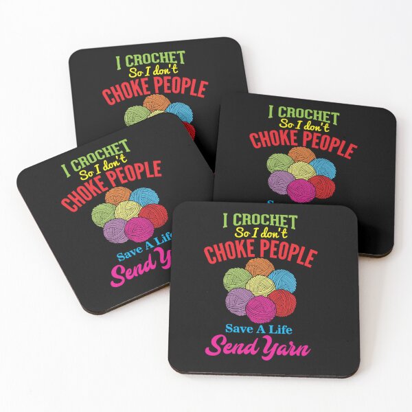 Item preview, I CROCHET SO I DON CHOKE PEOPLE CROCHET designed and sold by sobriowslen.
