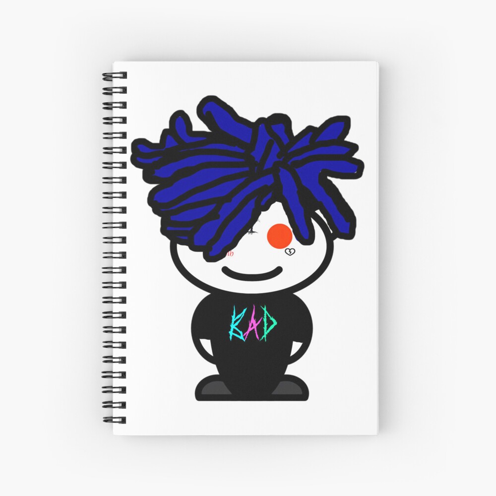 Xxxtentacion Bad Vibes Forever New Logo Spiral Notebook By Patterns2022 Redbubble