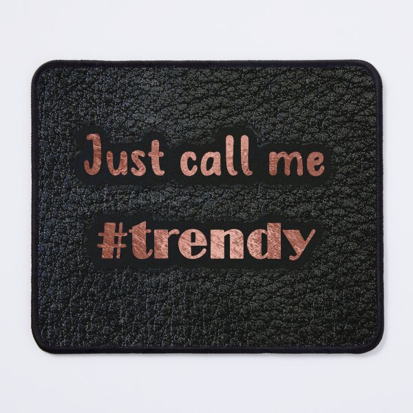 Item preview, Just call me #trendy - black leather and gold designed and sold by joshuayule.