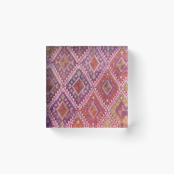 Item preview, Colorful Wool Woven Old Antique Turkish Rug designed and sold by nouveaudecor.