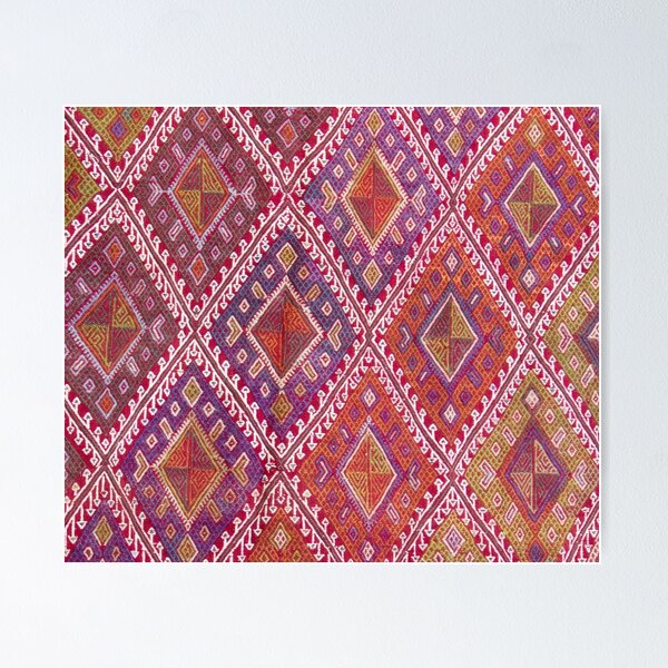 Item preview, Colorful Wool Woven Old Antique Turkish Rug designed and sold by nouveaudecor.