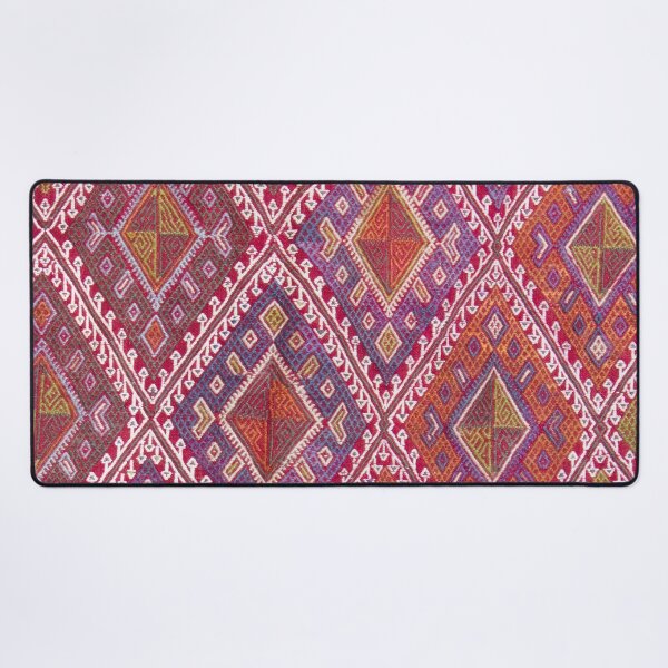 Item preview, Colorful Wool Woven Old Antique Turkish Rug designed and sold by nouveaudecor.