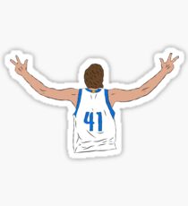 Dirk Nowitzki Celebration Sticker