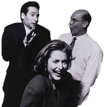 Artwork thumbnail, Mulder, Scully and Skinner by babyholtzy