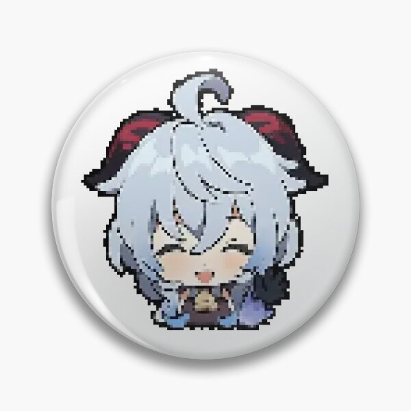 Item preview, Genshin Impact - Ganyu Happy Pixel Emote designed and sold by deadmoonelf.