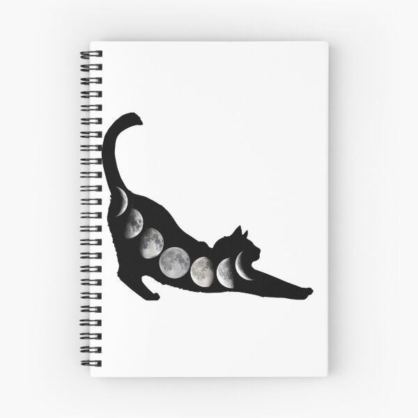 Item preview, mooncat phases designed and sold by Caspresso.