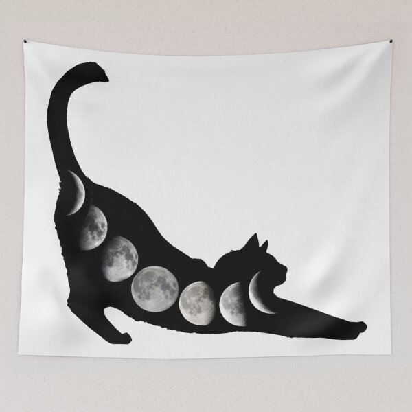Item preview, mooncat phases designed and sold by Caspresso.