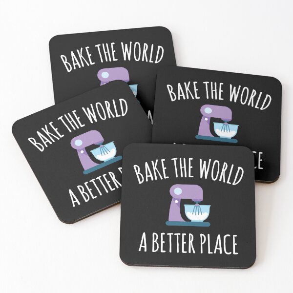 Item preview, Baking Themed Gift Idea Bake the World a Better Place designed and sold by EstelleStar.