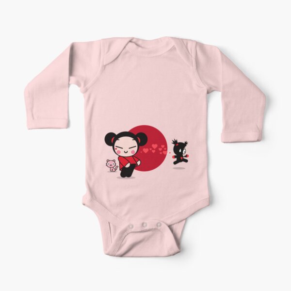 pucca y garu Body de manga larga para bebé