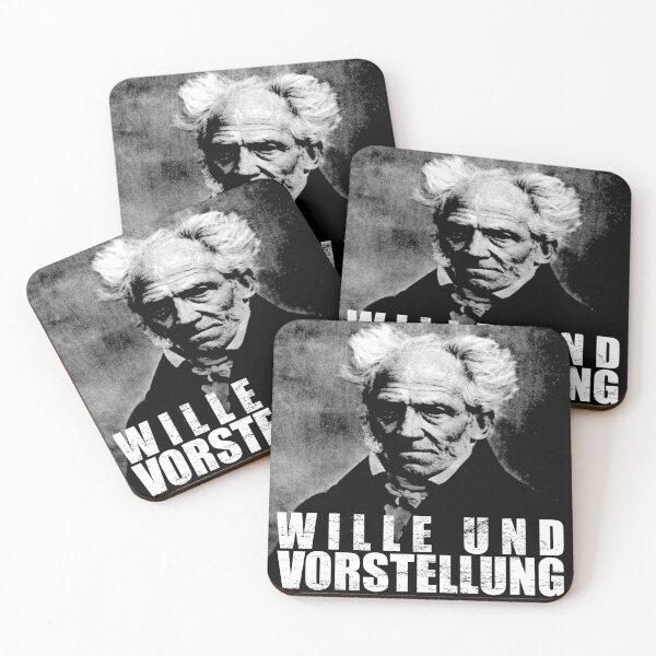 Item preview, Arthur Schopenhauer Wille Und Vorstellung, Will and Representation (Black & White) designed and sold by Careful Disorder.