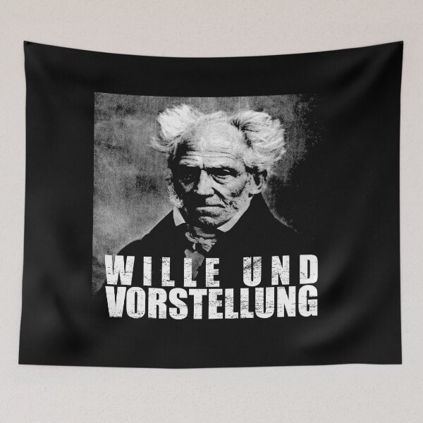 Item preview, Arthur Schopenhauer Wille Und Vorstellung, Will and Representation (Black & White) designed and sold by Careful Disorder.