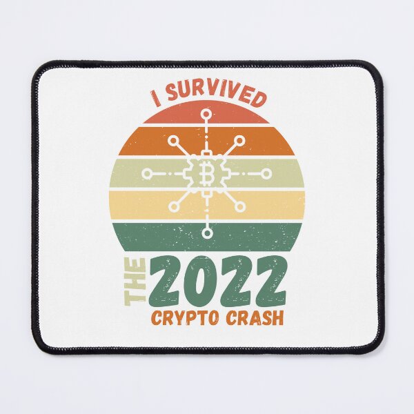 Item preview, I Survived the 2022 Crypto Crash Retro Vintage Sunset - Funny designed and sold by dschiffer12.