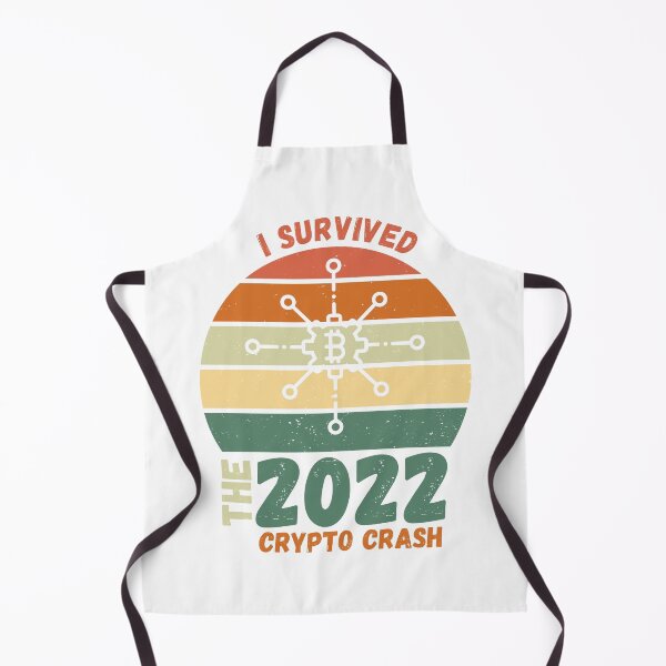 Item preview, I Survived the 2022 Crypto Crash Retro Vintage Sunset - Funny designed and sold by dschiffer12.