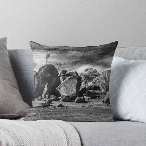 Item preview, Large granite boulders b&w ir designed and sold by BigAndRed.