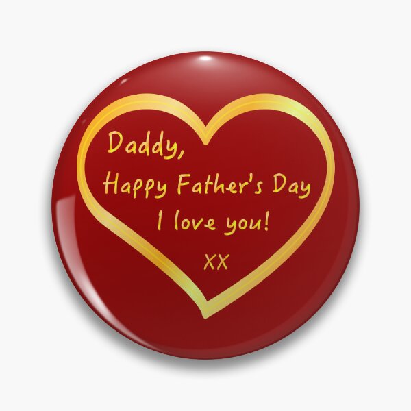 Item preview, Father's day message : Daddy, Happy Father's Day! I love you! xx designed and sold by Moyanana.