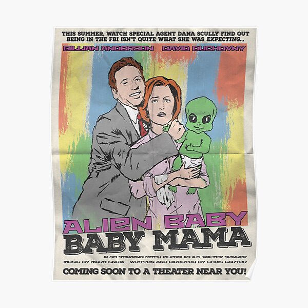 Alien Baby Baby Mama - Vintage Movie Poster Poster