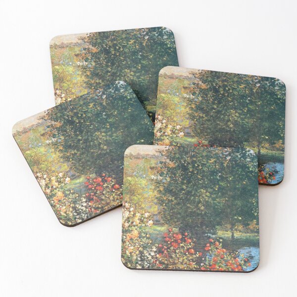 Item preview, Rose bushes in the garden at Montgeron by Claude Monet  designed and sold by ArtHistoryLover.