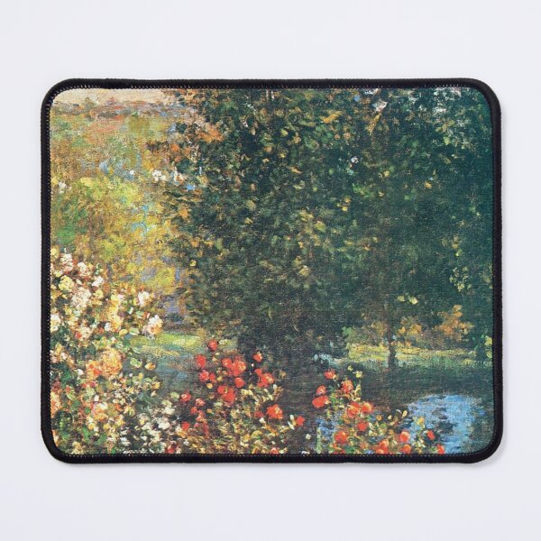 Item preview, Rose bushes in the garden at Montgeron by Claude Monet designed and sold by ArtHistoryLover.