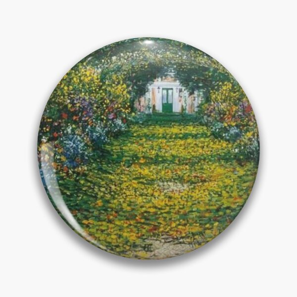 Item preview, Path to the secret garden by Claude Monet designed and sold by ArtHistoryLover.
