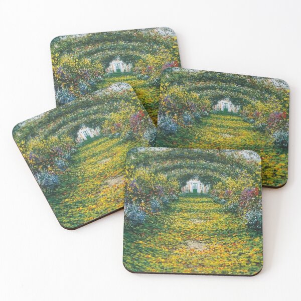 Item preview, Path to the secret garden by Claude Monet designed and sold by ArtHistoryLover.