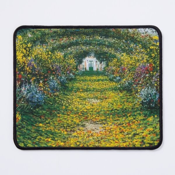 Item preview, Path to the secret garden by Claude Monet designed and sold by ArtHistoryLover.